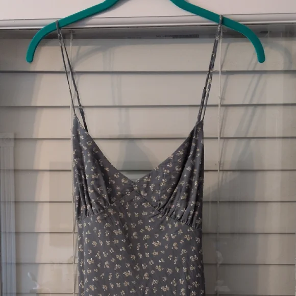 Layton Midi Slip Dress In Bitsy Bouquet - Picture 3 of 8